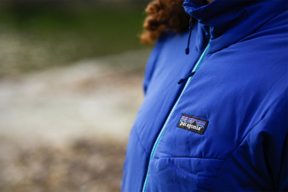 Patagonia Nano-Air (logo close-up)